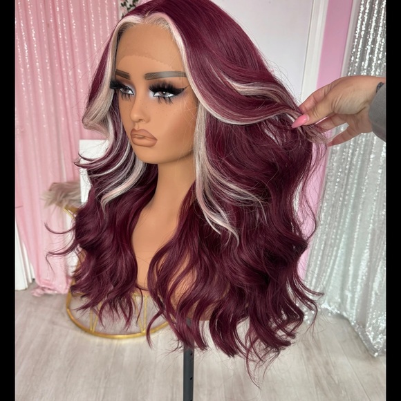 Human Hair Blended Lace Front Wig main image 11